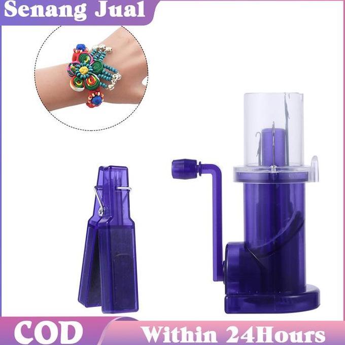 KATERINABLU Alat Rajut Otomatis / Mesin Kepang Tali Engkol Tangan / MiniManualDiy