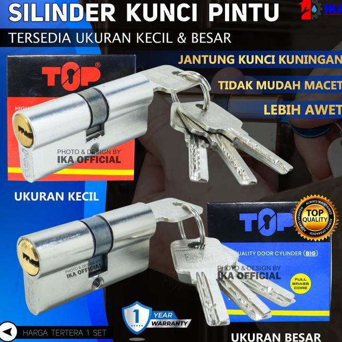 GRANTZY Isi silinder kunci pintu besar kecil computer  key / silinder kunci pintu aldron besar  3 4 