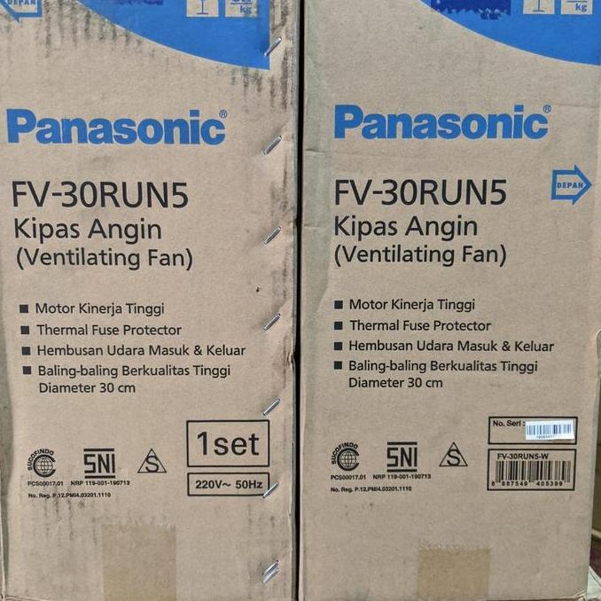 Exhaust Fan Panasonic FV-30 Run 5 Blower Dinding Gosend / Grab ready