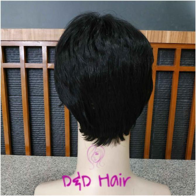 Wig Rambut - Wig Pria - Wig Pendek - D&D1415 - Black