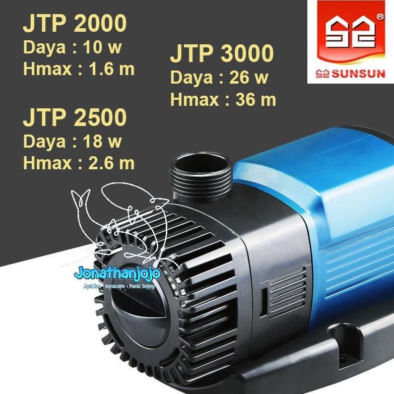 Readyy Stok GARANSI SUNSUN JTP 2000 2500 3000 JTP LOW ECO PRO JPRO Liter/Jam SNI Original Pompa Low 