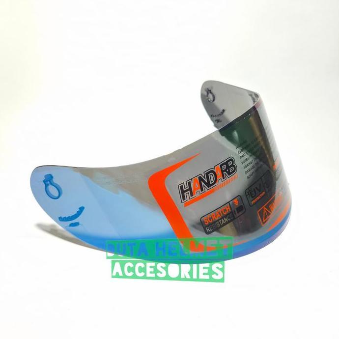 Kaca helm KYT RC7 - flat visor helmet kyt RC 7 rc7 iridium red gold blue silver hitam bening