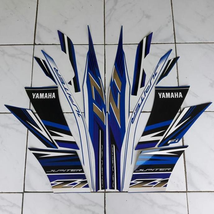 stiker striping body motor jupiter z1 2016 biru
