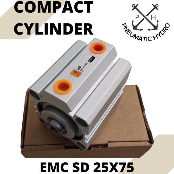 Promo Compact Cylinder Pneumatic Emc Sd 25X75
