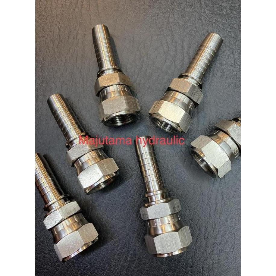 Murah 12-12 Nj Fitting Hose 3/4 Jic Stainless
