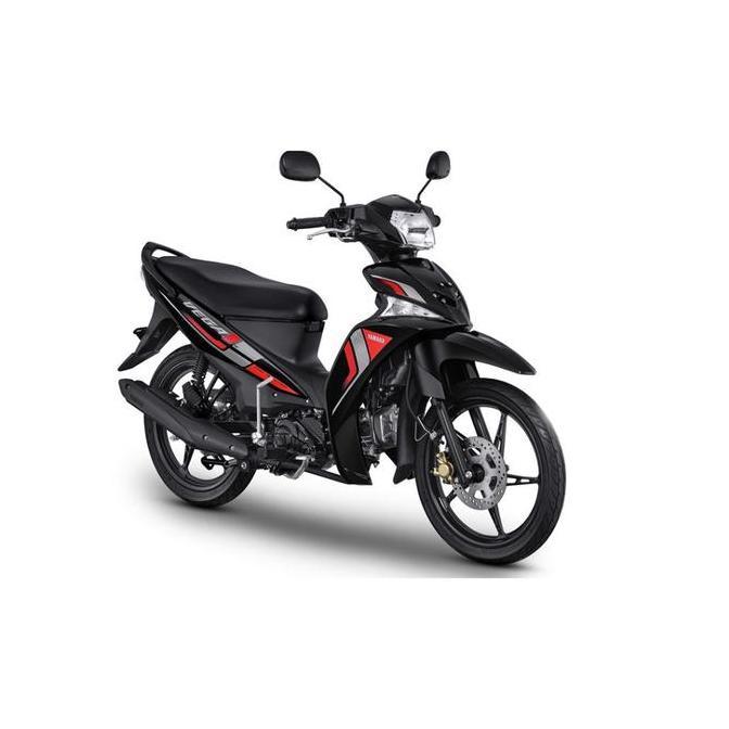 Striping motor Vega Force 2021 Full Hitam-Merah