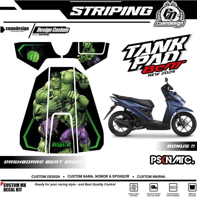 STICKER MARVEL SPIDERMAN IRON MAN HULK CAPTAIN AMERICA MARVEL STICKER STRIPING DASHBOARD PELINDUNG D