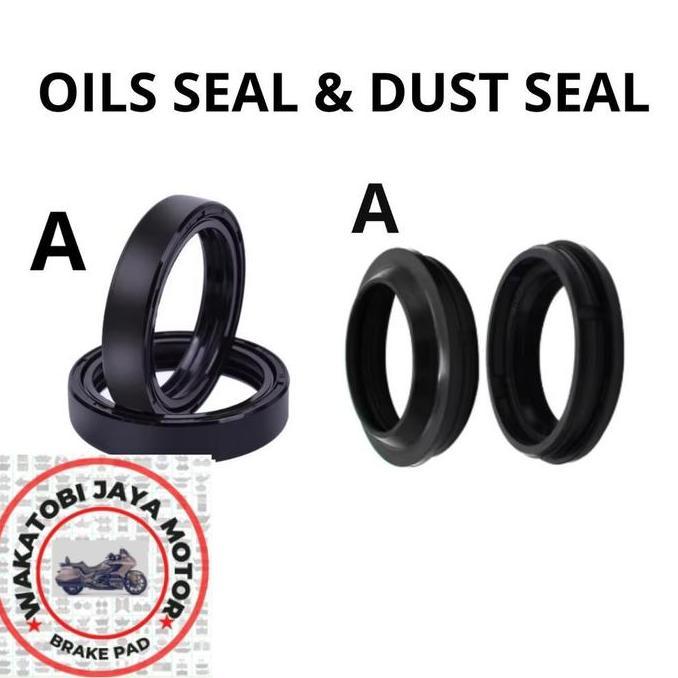PROMO 47X58X11 OIL SEAL DUST SEAL SHOCK DEPAN MOTOR SUZUKI DRZ400 RM125 RM250 RMZ450 HARGA MURAH