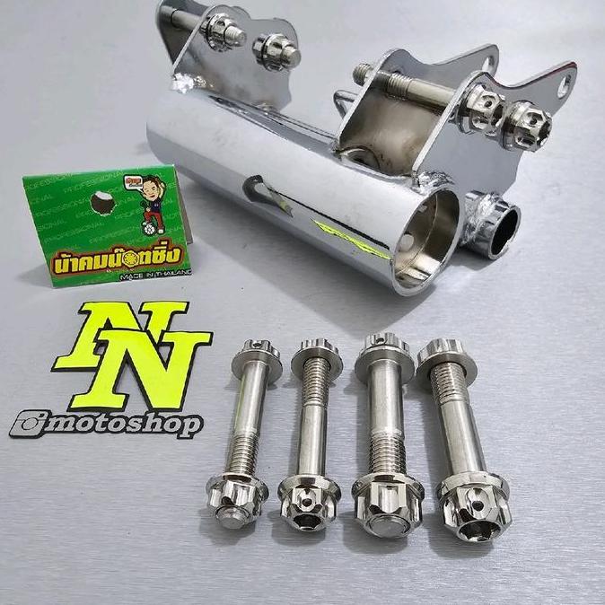SET baut engine mounting monting MIO SPORTY SMILE SOUL FINO probolt stainless thailand