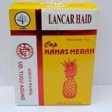 (Terbaru) COD-Jamu Nanas Merah Lancar Haid asli (Terlaris)