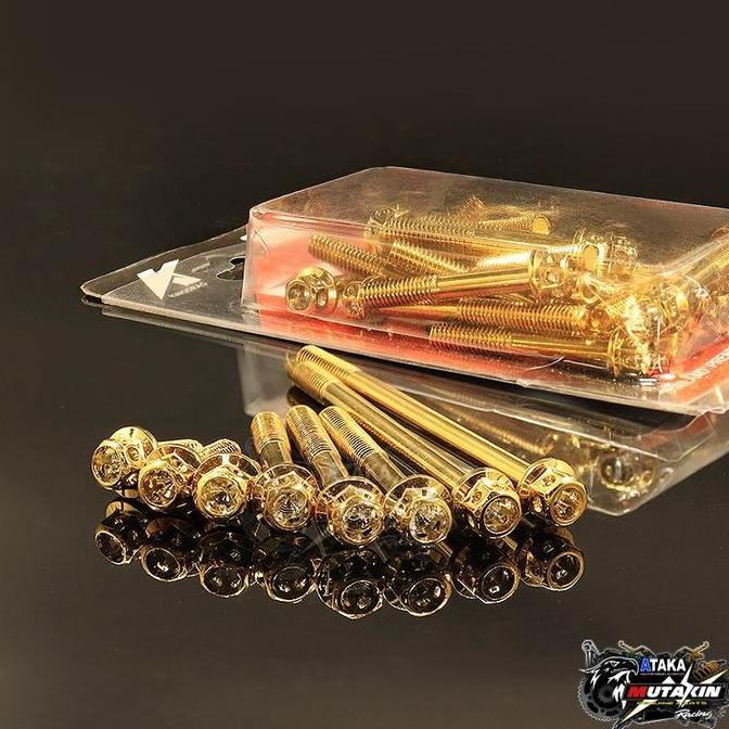 kingdrag & MUTAKIN blok baut probolt satria fu ninja r FIZR TER rx king MX KING VIXION JUPITER Z1 mx