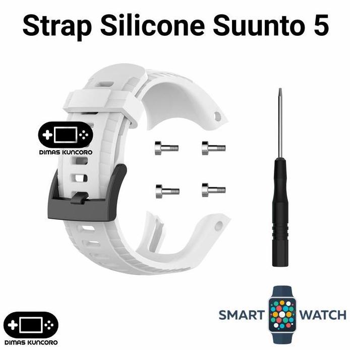 Strap Silicone Suunto 5 silikon tali jam rubber karet smartwatch suunto 5