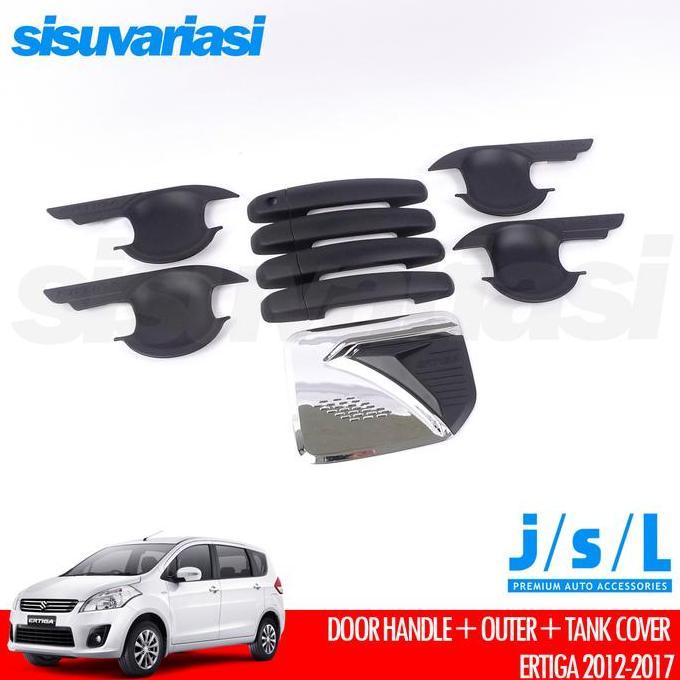 DEAL TERBAIK - Paket Tank Cover Door Handle Outer Pintu Ertiga 2012 2013 2014 2015 2016 2017 Aksesor