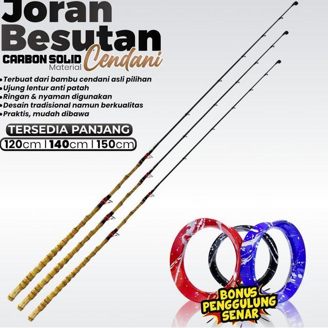 Joran Pancing Kolam Joran Besutan Carbon Sutet dan Cendani Carbon