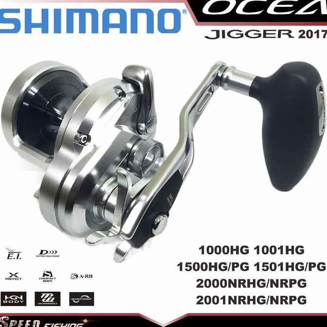 Reel Shimano Ocea Jigger 1501 1500 2000 2001 PG HG OJ 2017