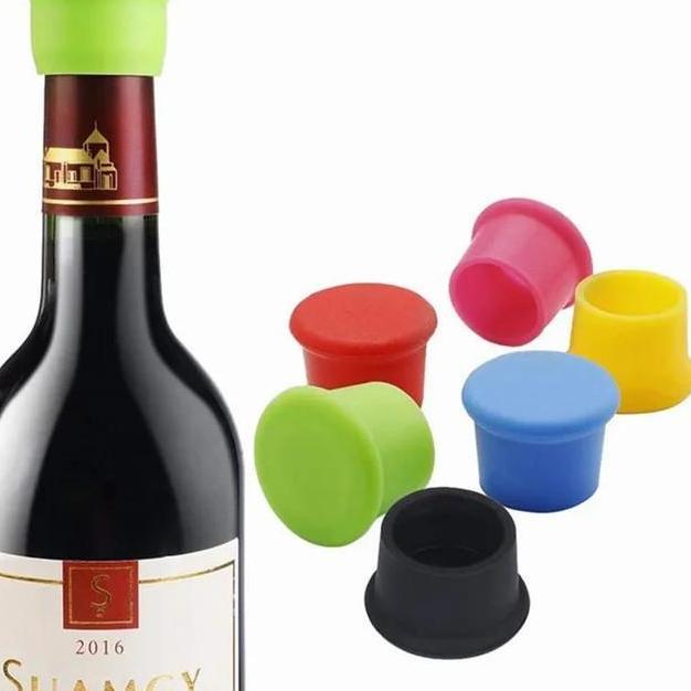 Tutupan Silikon Botol Kaca Tutup Silicone Wine Kecap Saus Cup Sealer