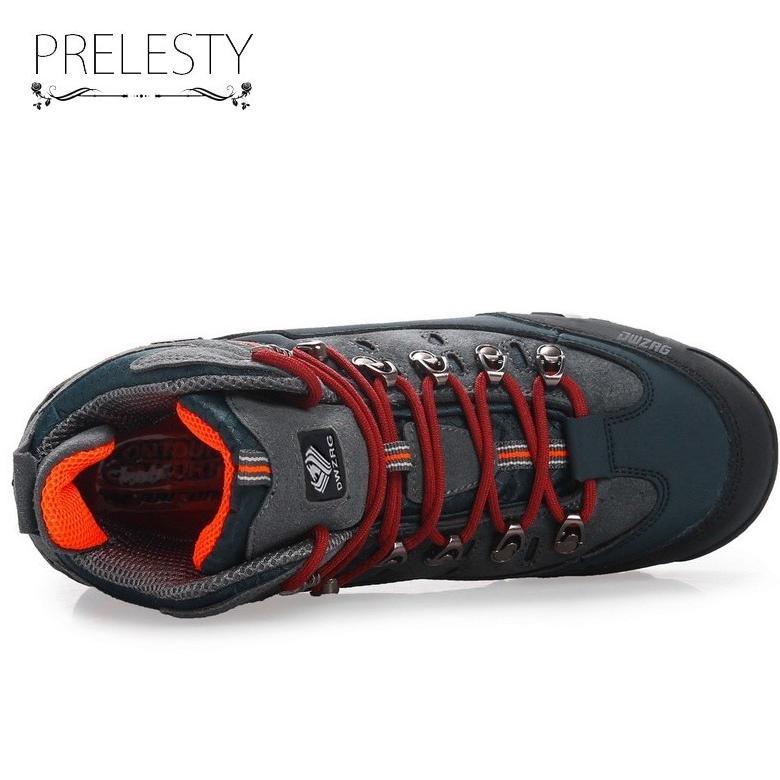 Best Sale Import Klasik Premium Outdoor Sepatu Boots Tinggi Hiking Gunung Pria Cowok Adventure Menda
