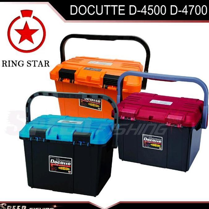Tackle Box Ring Star Docutte D 4500 4700 Kotak Perlengkapan Alat Pancing
