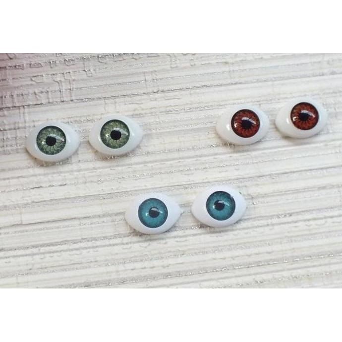 Eye chip bola mata figure 10x14 mata BJD boneka bahan clay craft MC115
