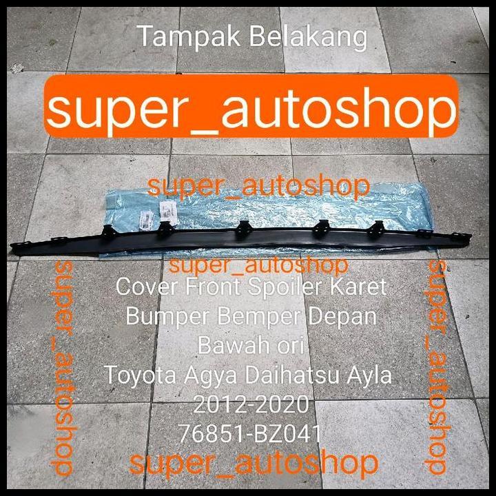 DISKON 76851-BZ041 COVER FRONT SPOILER KARET BUMPER BEMPER DEPAN BAWAH AGYA AYLA 2012-2020 ORI 