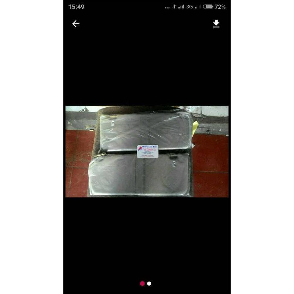 GRATIS ONGKIR SUN VISOR INNOVA TYPE V, BLK BELUDRU TANPA CERMIN 2009-2015 ORI-TOYOTA 