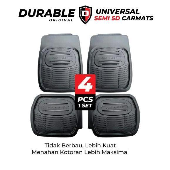 PRODUK FAVORIT - Daihatsu Terios Karpet Mobil Durable Karet PVC 4pcs Car Mat Universal