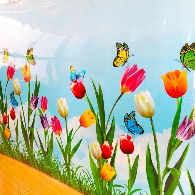 Fiber pagar plastik penutup pagar rumah plastik plat