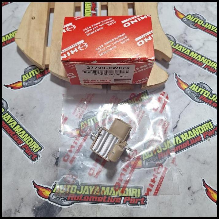 TERLARIS IC REGULATOR IC ALTERNATOR IC CAS DINAMO AMPERE HINO DUTRO HT130 12V 4 PIN MERK HINO 27700-