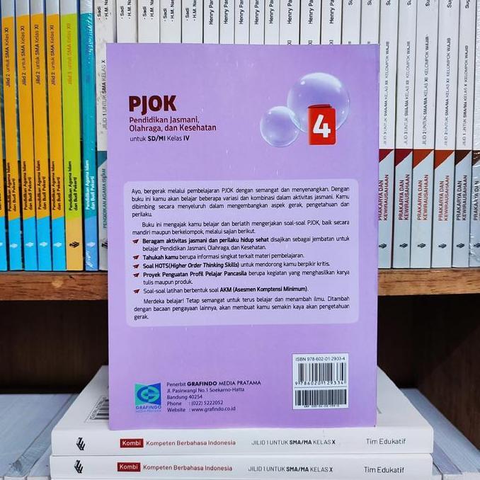 Buku PJOK Kelas 4 SD Grafindo Kurikulum Merdeka