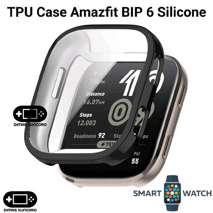 Ready TPU Case Amazfit BIP 6 silicone silicon soft bumper casing shell amazfit bip 6