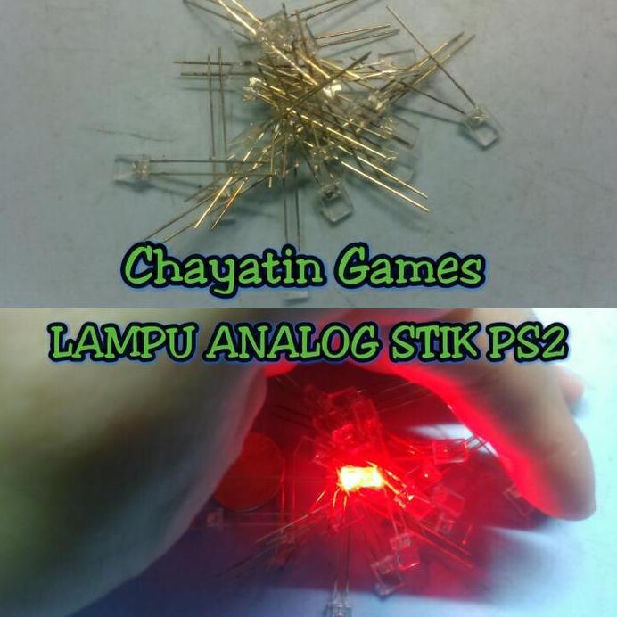 Ready LAMPU ANALOG STIK PSX/PS2 (MERAH)