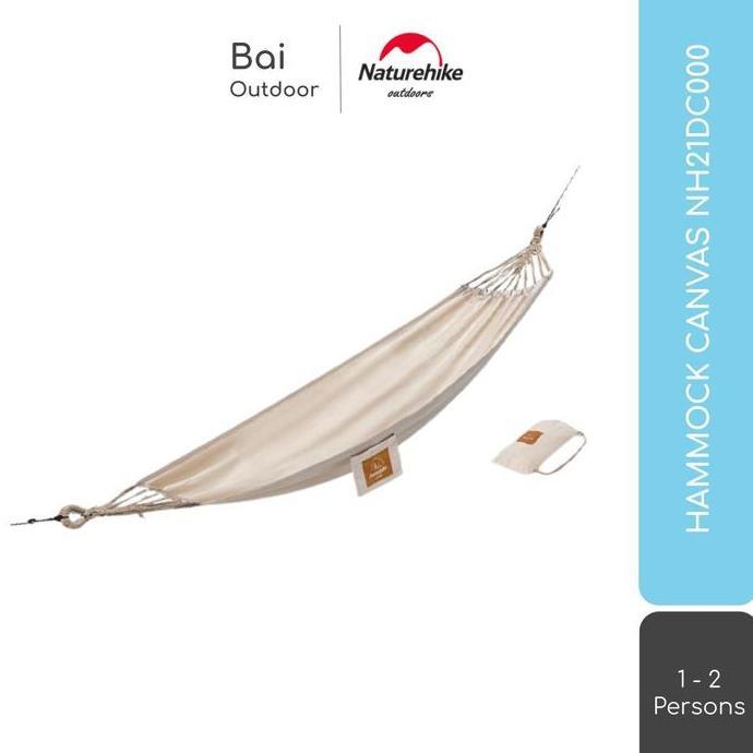 HAMMOCK / AYUNAN GANTUNG CAMPING OUTDOOR CANVAS NATUREHIKE NH21DC000