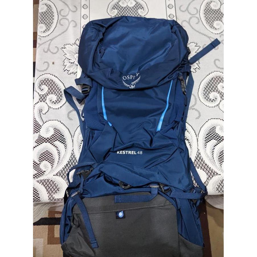 Tas Gunung carrier Osprey Kestrel 48 biru