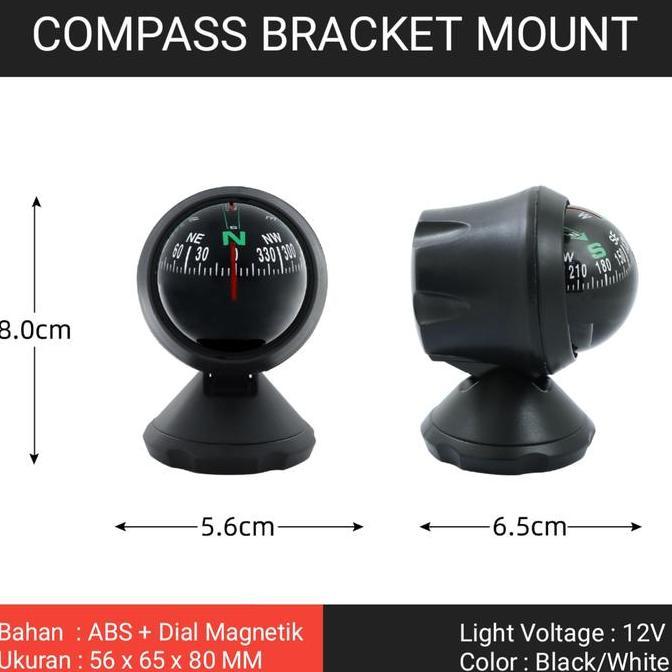 Kompas kapal Compass Mobil Perahu Mini Kompas Kecil