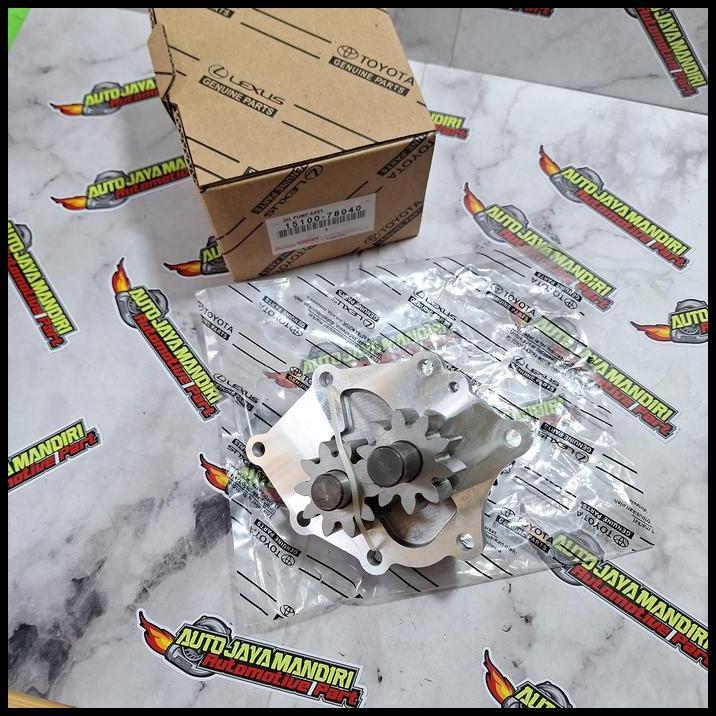 TERBARU POMPA OLI - OIL PUMP ASSY DYNA HT125 15100-78040 MERK TOYOTA 