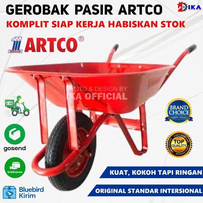 BLOCHEA Gerobak Sorong Artco Asli / Gerobak Pasir Artco GOSEND and GRAB only ARTCO GEROBAK SORONGAN 