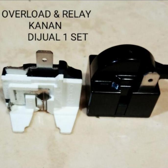 relay ptc overload kulkas 1 pintu sanken