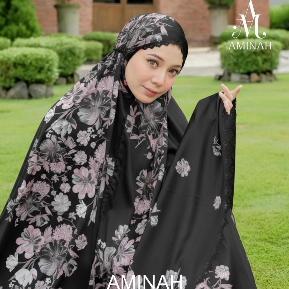 Diskont Aminah Mukena - Mukena Dewasa 2In1 Silk Maysara Armanie