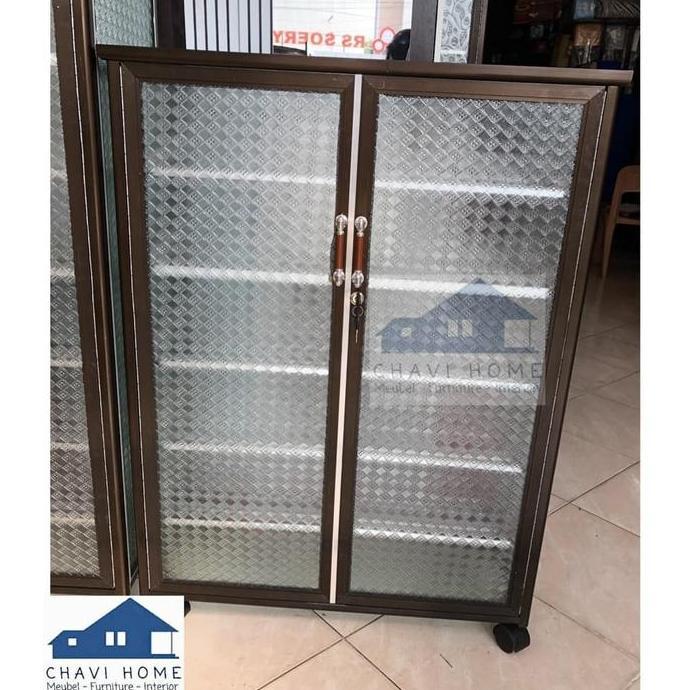 Rak sepatu aluminium lemari sepatu tempat sepatu shoes rack 5 susun
