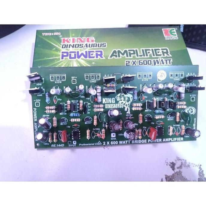 Kit Driver Power Amplifier BTL Bridge 2X600 Watt Mono