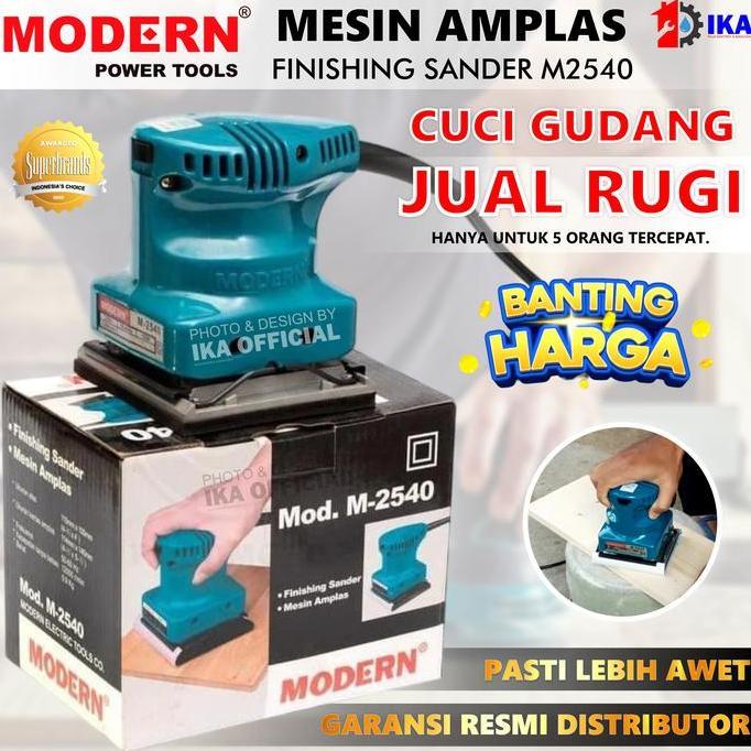 BLOCHEA Elektrik Sander Mesin Amplas Kayu/Mesin Amplas Tembok - MODERN M-2540 / Mesin Amplas Kayu Fi