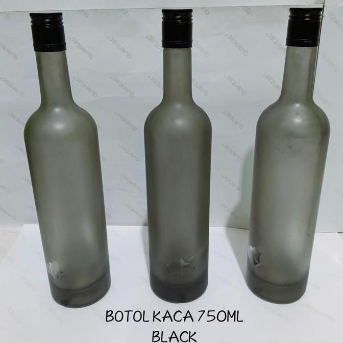 Botol kaca 750ml botol kaca hitam botol kaca frosted