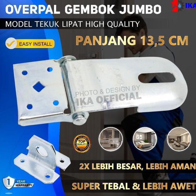 BLOCHEA Cantolan Gembok 400 / Overpal Badak / Selot pintu / Engsel gembok / Overpal Badak / Engsel G