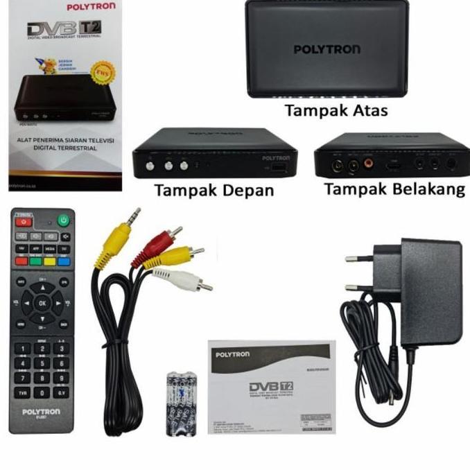 Digital Tv Set Top Box Polytron Pdv 600T2 Dvb T2 Hdmi Dvbt2 Stb Ews