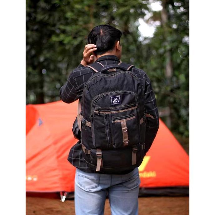 HARGA PRODUK TAS GUNUNG JUMBO BAHAN KANVAS TEBAL TAS RANSEL Travel Wanita Mudik Pria HARGA PRODUK