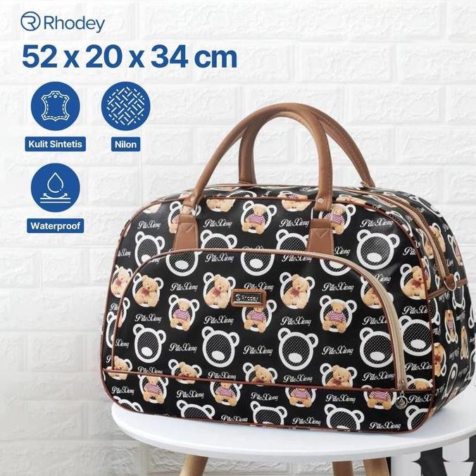 HEMAT LUAR BIASA Tas Jinjing Travel Travelling Duffel Duffle Bag Jumbo Ukuran Besar Baju Kuat Multif