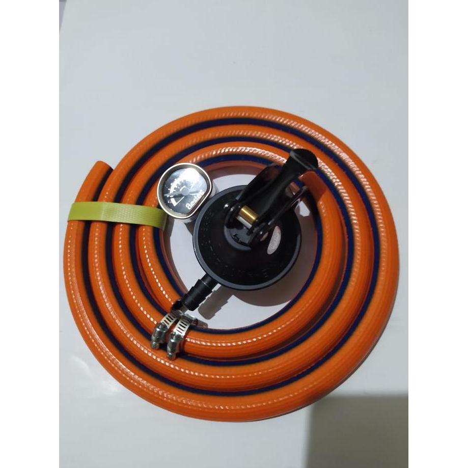 Regulator Modena Starcam Sc-T12Rm Selang Gas Lpg Modena 1000 Psi