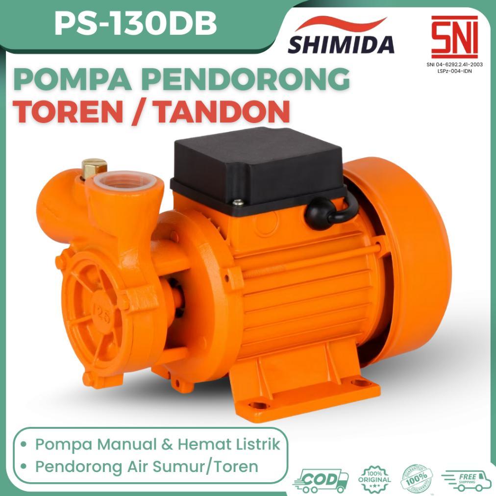 Shimida PS-130DB Mesin Pompa Booster Untuk Toren Tandon Pompa Pendorong Air Penguat Air dari Tandon 