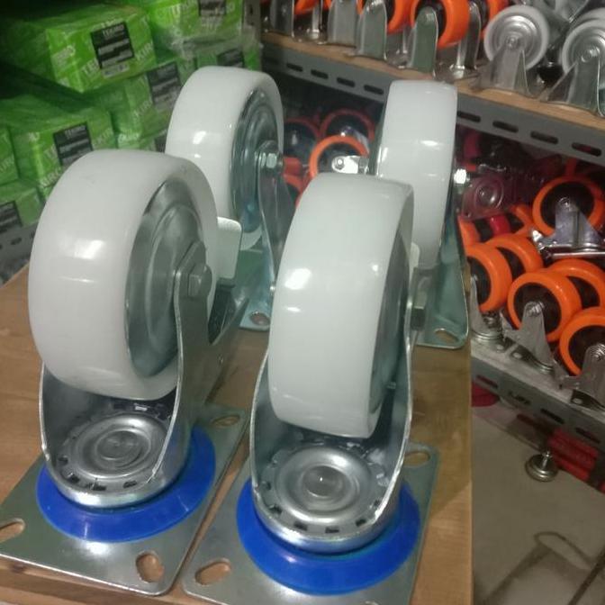 Sale Roda Nilon / Roda Troli 4 Inch (2 Rem 2 Mati)