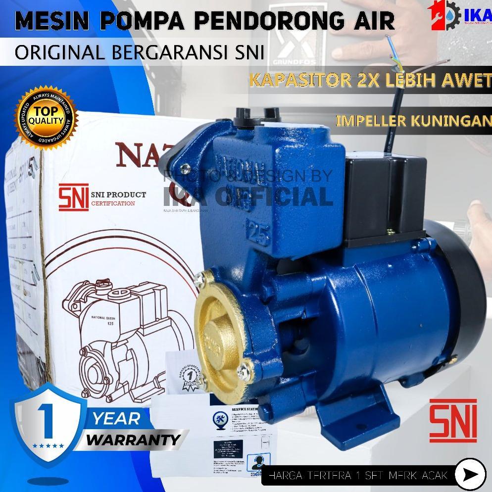 Mesin Pompa Air Listrik Sumur Dangkal NATIONAL KING / QUEEN GP 125 / PWH 236 C-S Pompa Air / Pompa S